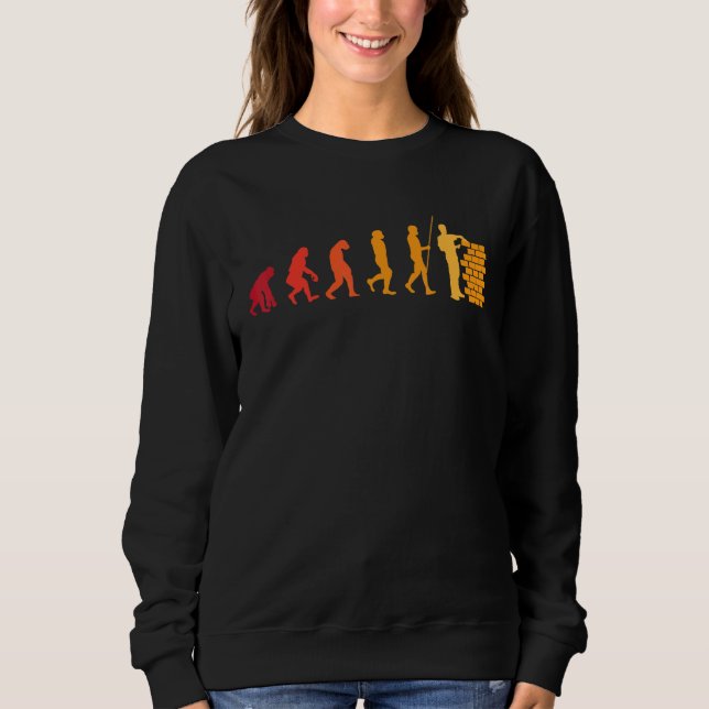 Sudadera Mason Evolution Wall Builder (Anverso)