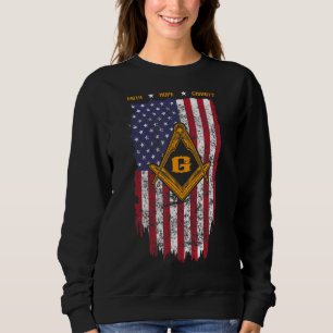 Sudadera Masons Faith Hope Charity Plaza de la Bandera de E