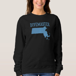 Sudadera Massachusetts Divemaster Scuba Diving Instructor D