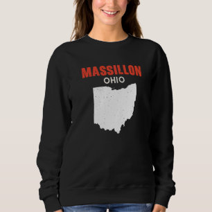 Sudadera MASSILLON Ohio EE. UU. Estado América Viajes Ohioa