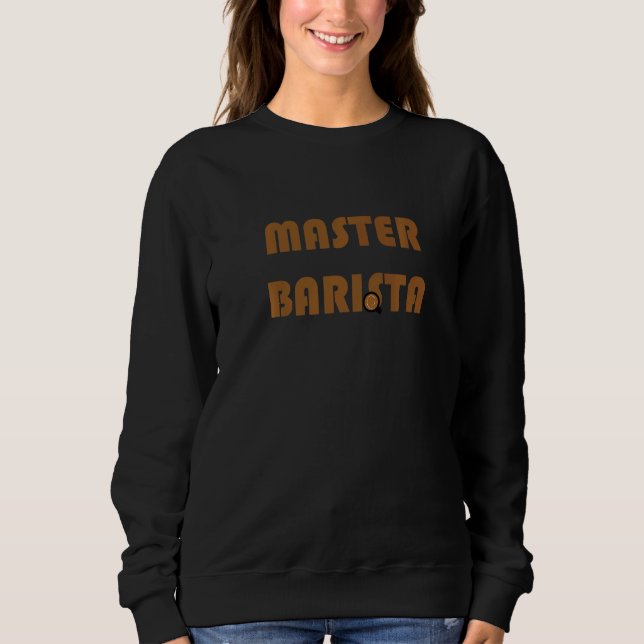 Sudadera Master Barista Coffee Brewing Expert (Anverso)