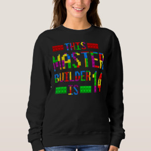 Sudadera Master Builder 14 Años Nacido En 2008 14B