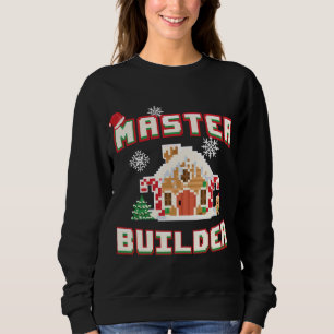 Sudadera Master Builder Gingerbread House Construcción Decó
