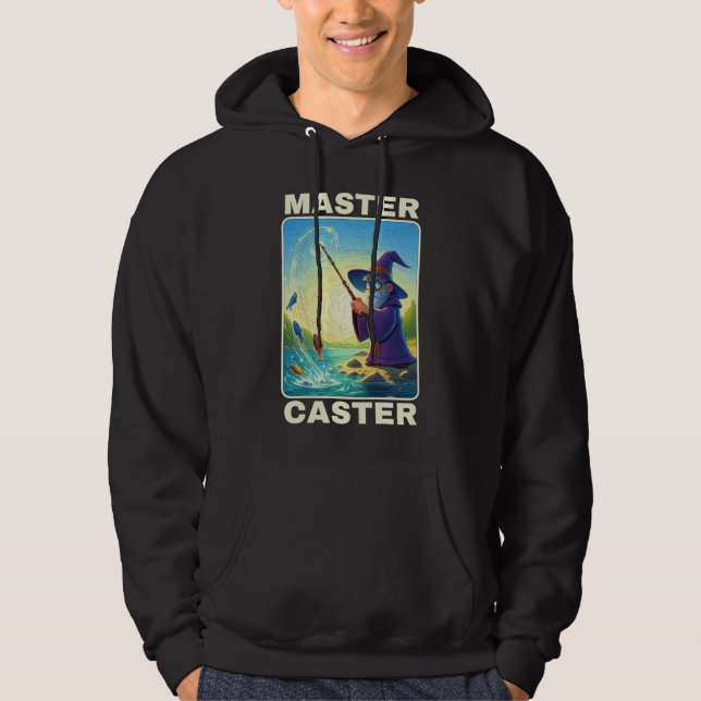 Sudadera Master Caster - Asistente para pesca mágica (Anverso)