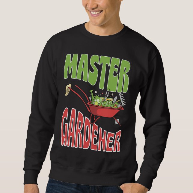 Sudadera Master Gardener Vegetable Gardening Plant Lover (Anverso)