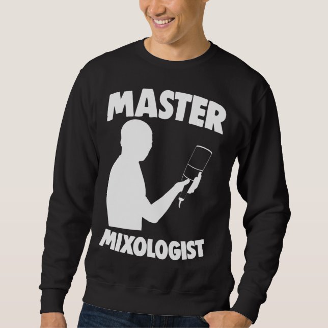 Sudadera Master Mixologist Bar Workers Tees Bartenders Men (Anverso)