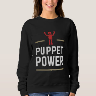 Sudadera Masterio de marionetas Sombra Jugador Ventriloquis