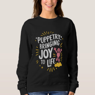 Sudadera Masterio de marionetas Sombra Jugador Ventriloquis