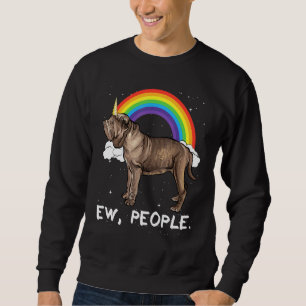 Sudadera Mastín Napolitano Arcoíris Ew Personas Unicornio P