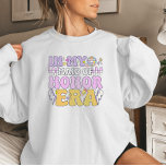 Sudadera Mata de la época del honor retro Groovy<br><div class="desc">Entre en su época de la doncella de honor con estilo con esta sudadera de inspiración retro. Con una tipografía audaz y groovía con un toque de disco glam, este divertido y moderno diseño es perfecto para el miembro del bridal bridal. Ya sea que estés planeando una fiesta de soltera,...</div>