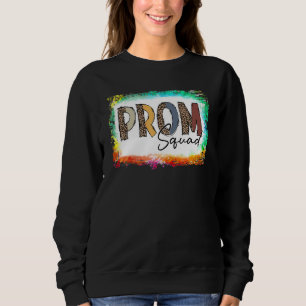 Sudadera Matc de familia de graduación de Prom Squad Leopar