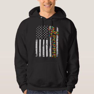 Sudadera Matc. familia de la bandera norteamericana poppie