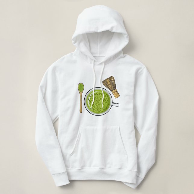 Sudadera ¡Matcha pegatina! Pegatina (Diseño del anverso)