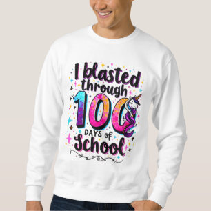Sudadera Maté a 100 días de escuela de Unicorn