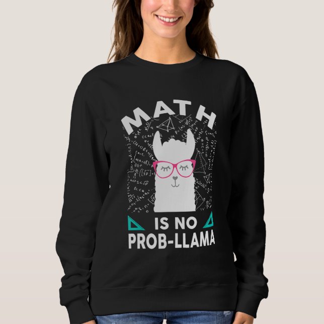 Sudadera Matemática no es problema de llamar matemática a m (Anverso)
