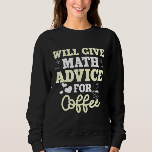Sudadera Matemáticas Café Maestra Matemáticas