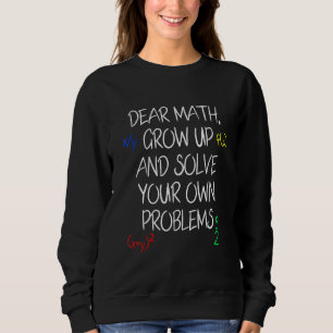 Sudadera Matemáticas citan a adolescentes en secundaria mat