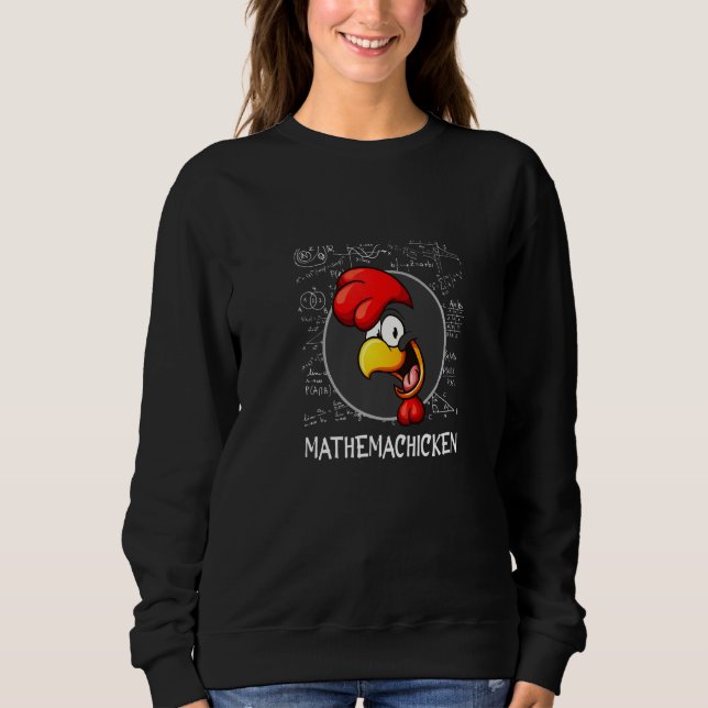 Sudadera Matemáticas de pollo para el día del profesor de m (Anverso)