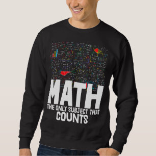 Sudadera Matemáticas: El único sujeto que cuenta al pequeño