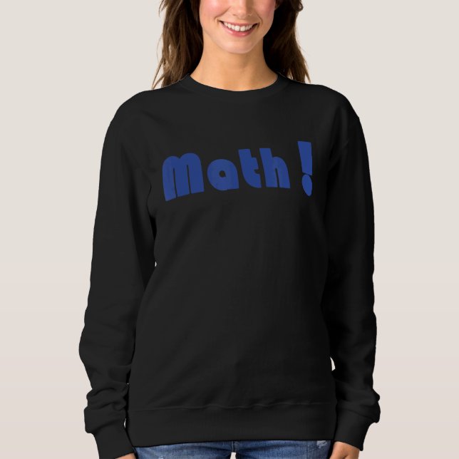 Sudadera Matemáticas Grandes Mathletes de diseño (Anverso)