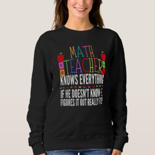Sudadera Matemáticas Para Hombres Estudiantes Guay Math Tea