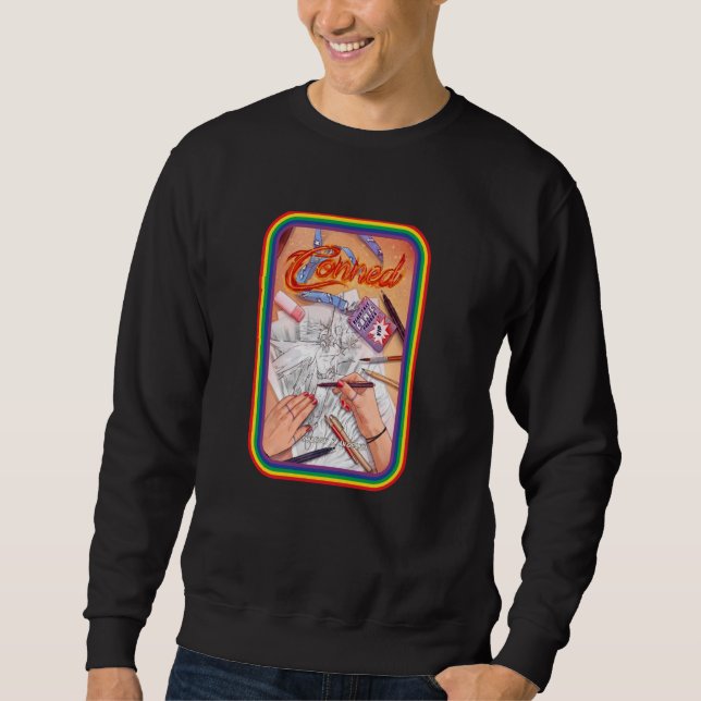 Sudadera Material gráfico de portada confeccionado (Anverso)