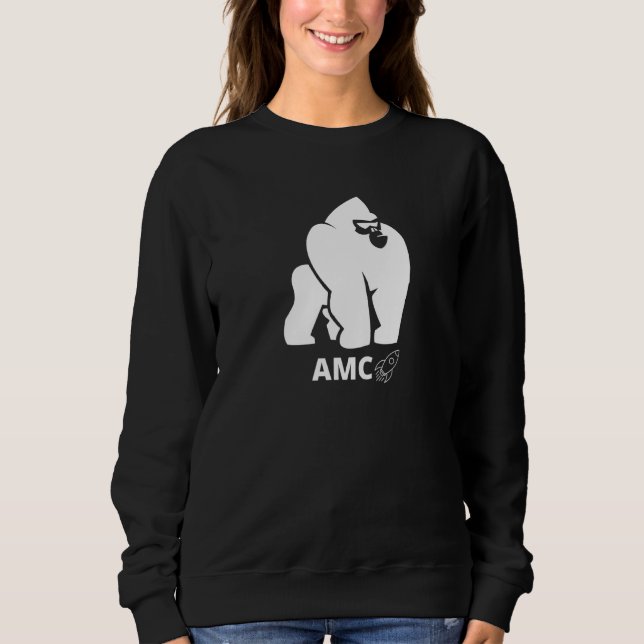 Sudadera Material Meme - Amc - A La Luna - Brisa Corta - G (Anverso)