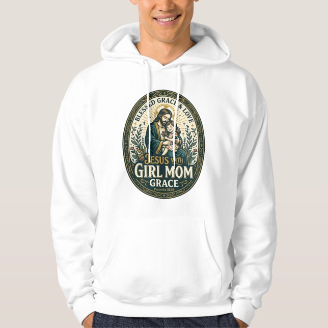 Sudadera Maternidad de Jesús Micro Identidades Camiseta Fe  (Anverso)