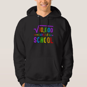 Sudadera Math 100 días de maestro de matemáticas en la escu