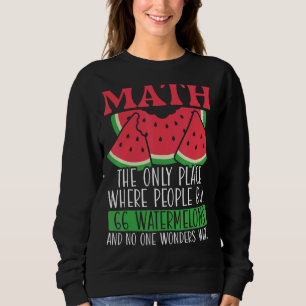 Sudadera Math El Único Lugar Donde La Gente Compra 66 sandí