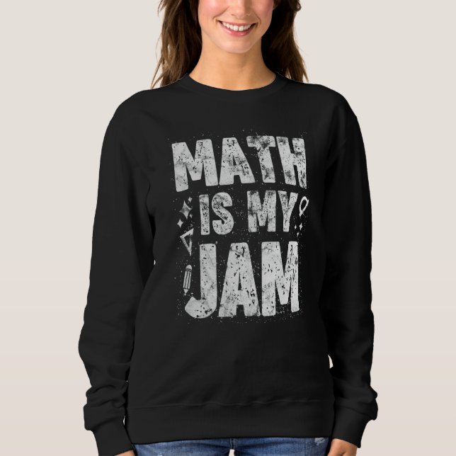 Sudadera Math es mi estudiante de Maestra de Maestros (Anverso)