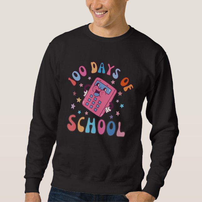 Sudadera Math Formula 100 Days Of School Shirt Teacher Stud (Anverso)