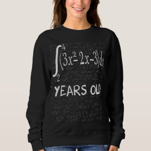 Sudadera Math Geek 38 años de edad Calc integral de 38 años