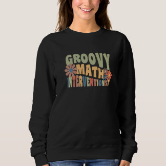 Sudadera Math Interventionist Groovy Retro 70s