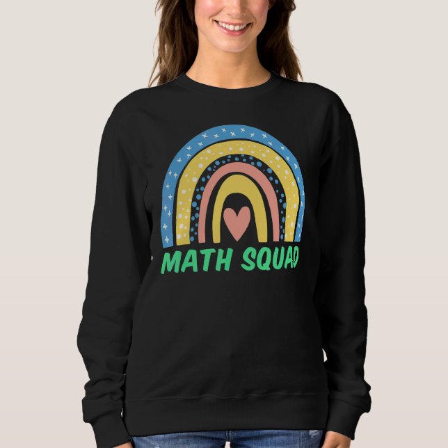 Sudadera Math Squad Boho Student Math Back (Anverso)