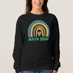 Sudadera Math Squad Boho Student Math Back