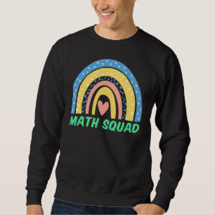 Sudadera Math Squad Boho Student Math Back