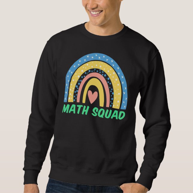 Sudadera Math Squad Boho Student Math Back (Anverso)