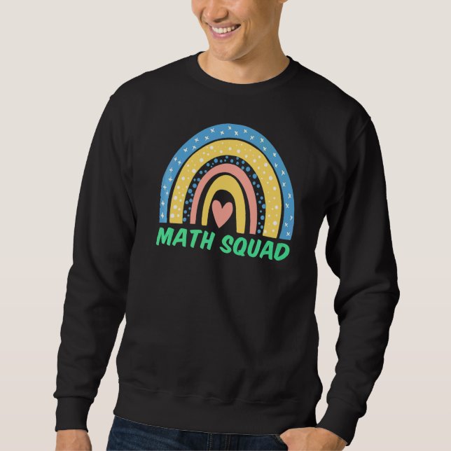 Sudadera Math Squad Boho Student Math Back (Anverso)