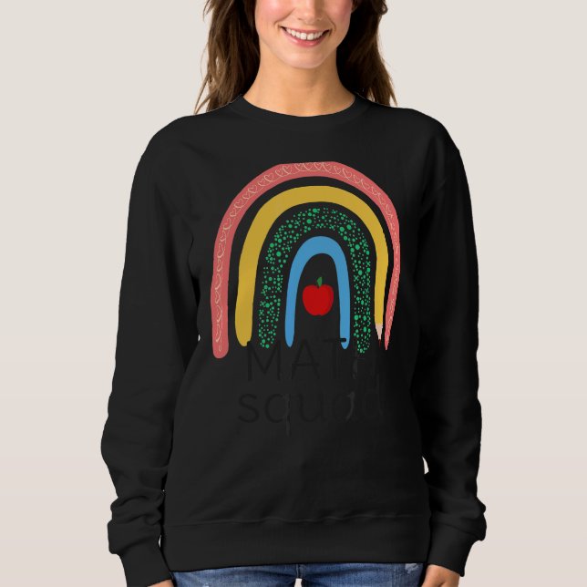 Sudadera Math Squad Boho Student Math Back (Anverso)
