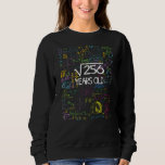 Sudadera Math Student 16th Birthday 16 Years Old Square Roo<br><div class="desc">Estudiante de matemáticas 16º cumpleaños raíz cuadrada de 16 años de 256</div>