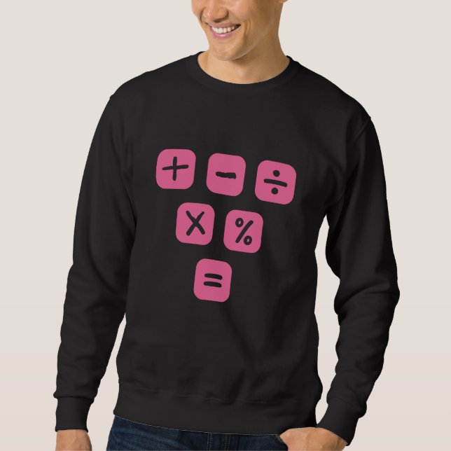 Sudadera Math Symbols matemáticos Rótulos matemáticos matem (Anverso)