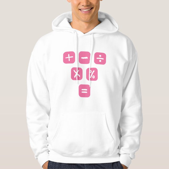 Sudadera Math Symbols mathematical Signs Maths (Anverso)