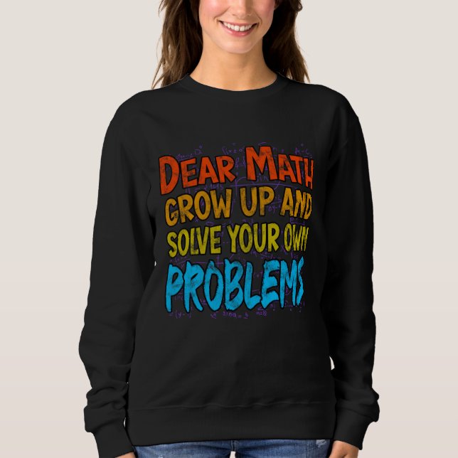 Sudadera Math Teacher Pi Men Women Mathematics Equation (Anverso)
