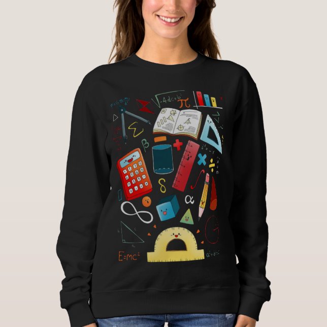 Sudadera math teacher Student (Anverso)