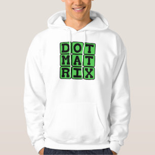 Sudadera Matriz de puntos, matriz patrón