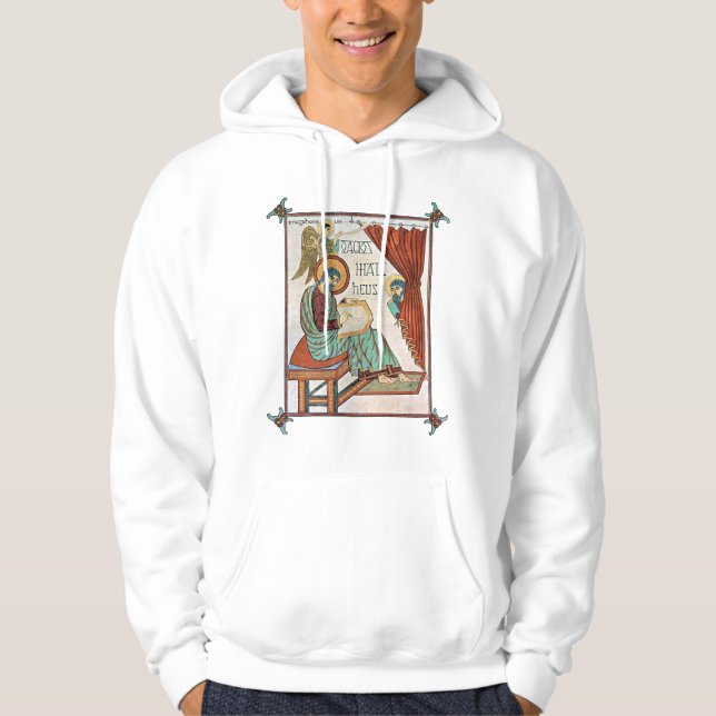 Sudadera Matthew De Lindisfarne Medieval Manuscript (Anverso)