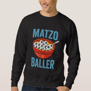 Sudadera Matzo Baller Gracioso Futbol Regalo navideño Hanuk
