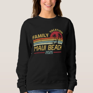 Sudadera Maui Beach Hawaii Family Vacation 2025 Matching Su