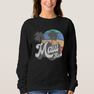 Sudadera Maui Hawaii Hawaii Hawaiian Surfing Re de los años